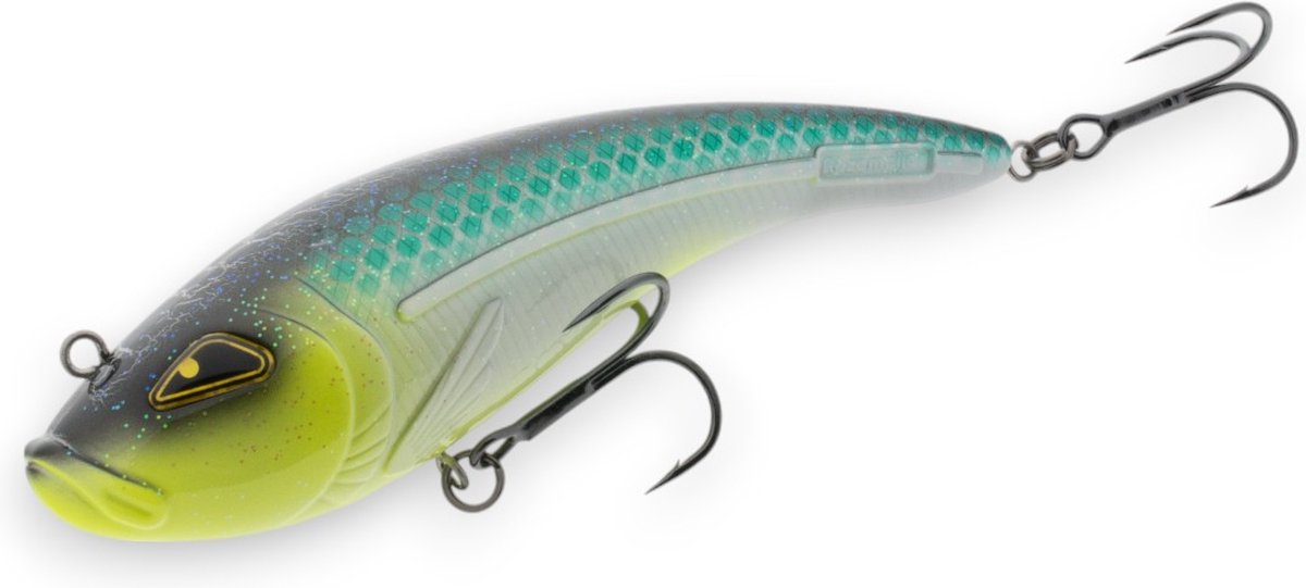 Rozemeijer Tybrid Yellow Cheek haakmaat 2/0 BKK 81gr15cm
