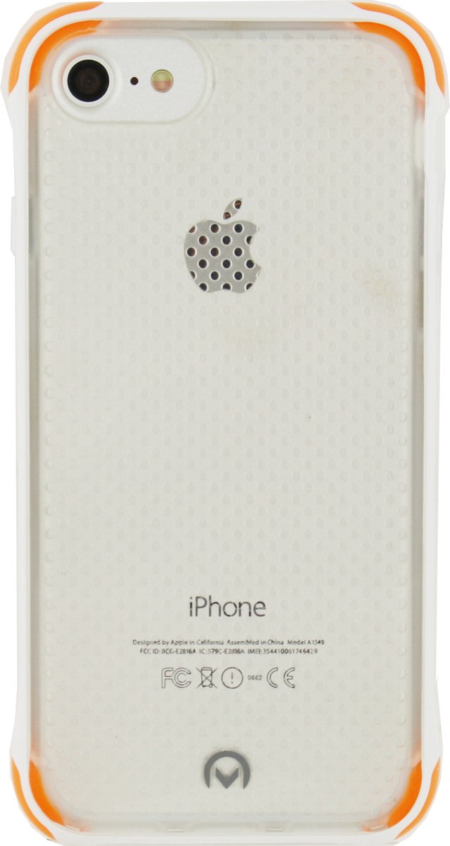 Mobilize Hoesje geschikt voor Apple iPhone 8 Telefoonhoesje Flexibel TPU | Mobilize Shockproof Backcover | iPhone 8 Case | Back Cover - Wit