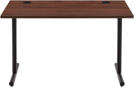 Vida Designs Vouwbureau 82 cm, geen montage, computerbureau met plank, modern, ruimtebesparend schrijven, studie, pc-tafel voor thuiskantoor (donker hout Vida Designs Vouwbureau 82 cm, geen montage, computerbureau met plank, modern, ruimtebesparend schrijven, studie, pc-tafel voor thuiskantoor (donker hout