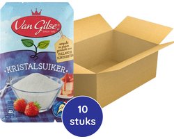 Kristalsuiker Van Gilse 1 kilogram - 10 stuks