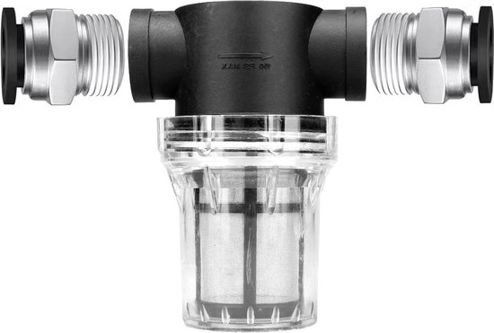 Waterfilter tuinslang, 2 stuks water voorfilter