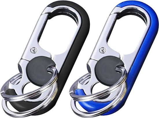 MiOYOOW Titanium karabijnhaak sleutelhanger clip duurzame snelsluiting sleutelhanger clip met sleutelring voor heren broekriem MiOYOOW Titanium karabijnhaak sleutelhanger clip duurzame snelsluiting sleutelhanger clip met sleutelring voor heren broekriem
