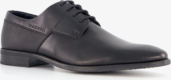 Chaussures à lacets homme en cuir Bugatti - Zwart - Taille 40