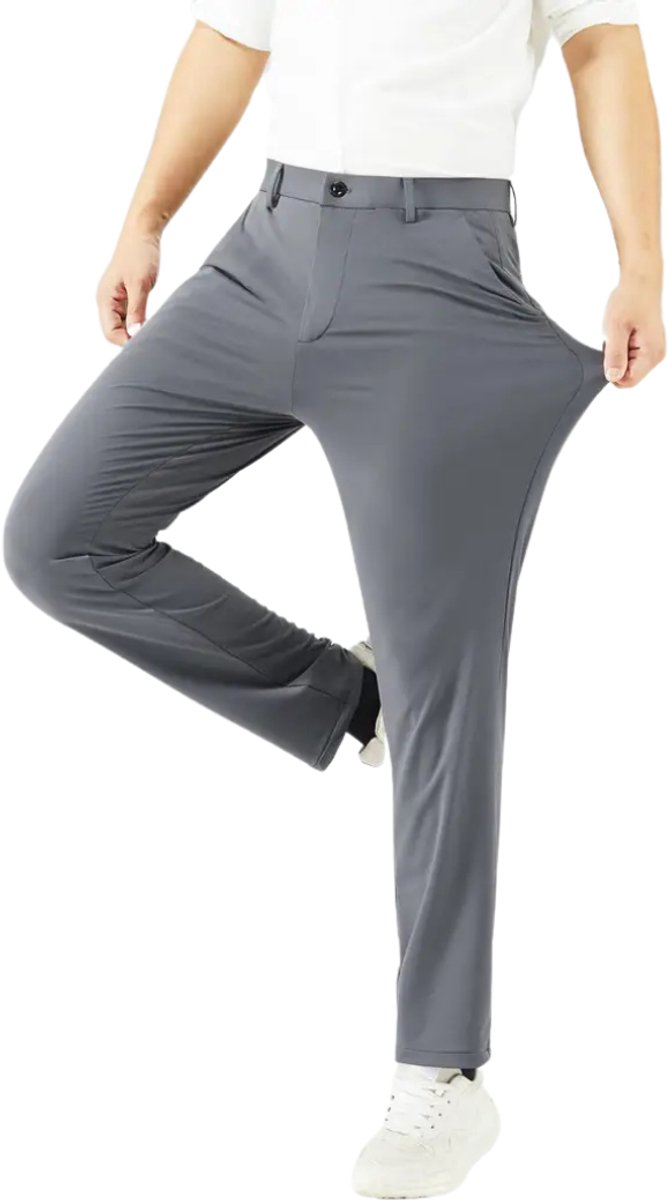 Bovista Golfbroek Heren - Golfkleding - Golfen - Golf Accessoires - Nette Pantalon - Grijs XL - Maat 52 van Bovista — afbeelding 3
