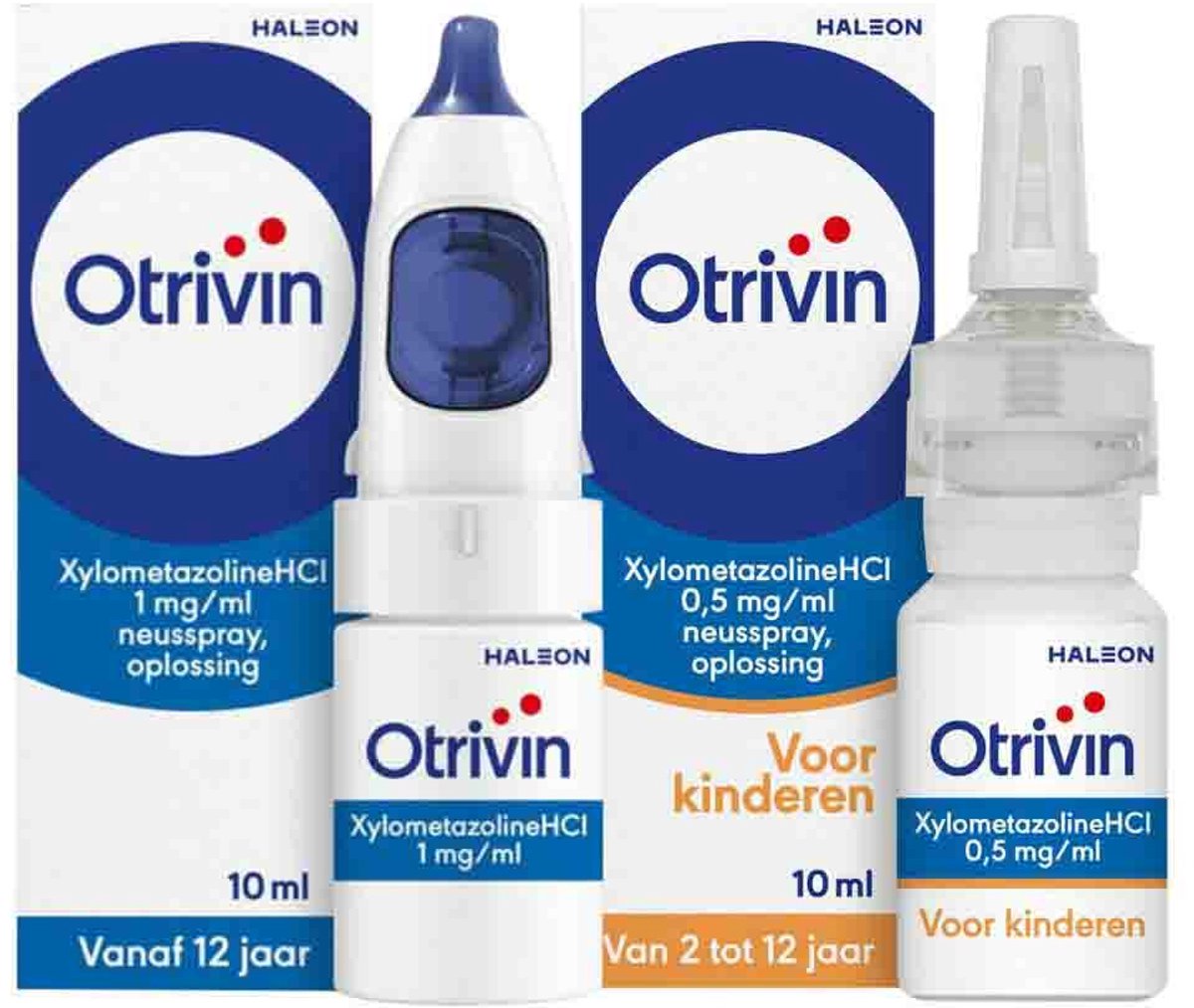 Goedkoopste Otrivin Neusspray Xylometazoline Volwassene en Kind Pakket