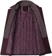 ALLTHEMEN Heren Parka Wollen Jassen - Korte Warme Winterjas- 2XL