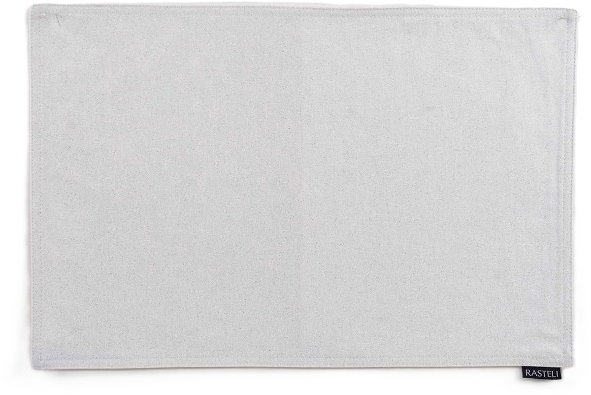 Rasteli Placemat Vlekwerend Parel Wit 45 x 30 cm Voordeelset van 2 stuks