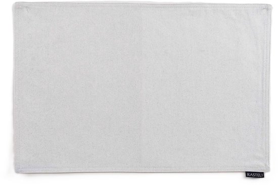 Rasteli de table anti-taches Wit perle 45 x 30 cm Ensemble économique de 2 pièces