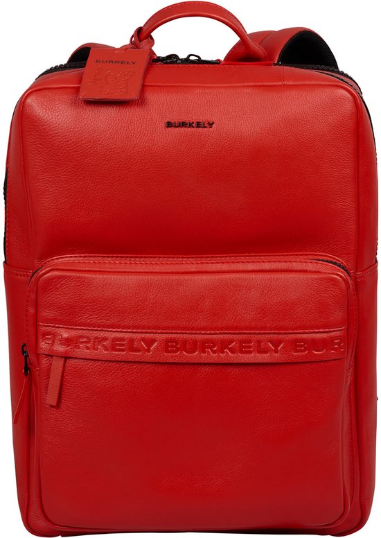 Burkely Minimal Mason Backpack 15.6" - Rugzak - Volwassenen - Rood