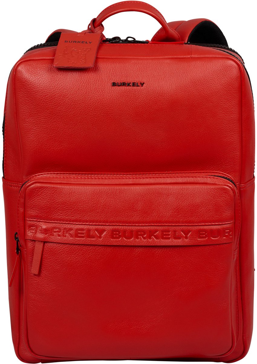 Burkely Minimal Mason Backpack 15.6" - Rugzak - Volwassenen - Rood