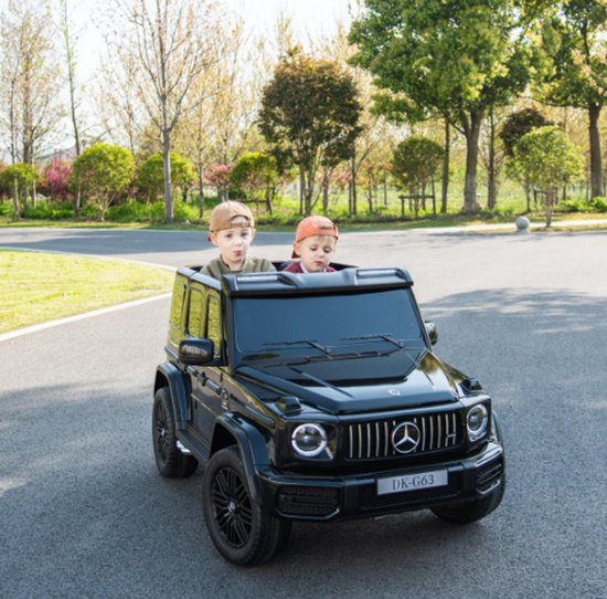 Mercedes-Benz G63 Électrique Enfant 12V – 2 Portes, Télécommande 2,4 GHz, MP3, LED, Vitesse 5 Km/h – Noir
