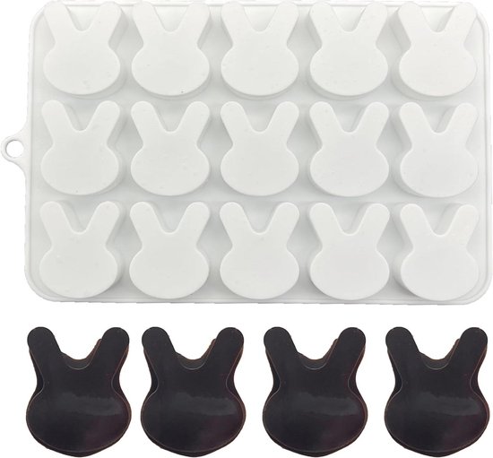 3D paashaasvormenset en 5 paashaas-koekjesvormen van Zenker