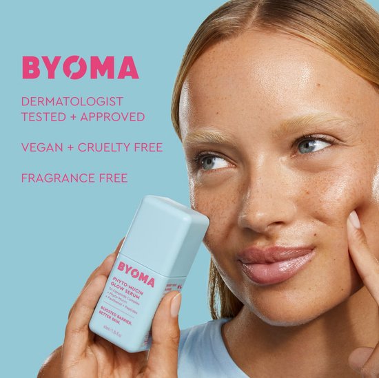 Sérum Glow Byoma Phyto Mucin – Sérum visage hydratant et éclaircissant – 40 ml