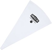 BrandNewCake® Spuitzak Katoen 45cm - Herbruikbare Spuitzak - Duurzam - Afwasbaar - Wit