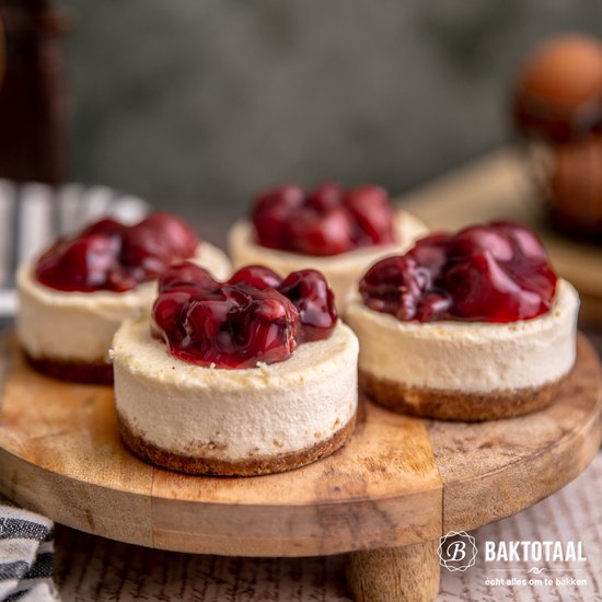 Patisse Cheesecakevorm Mini 8 Cm Staal Zilver