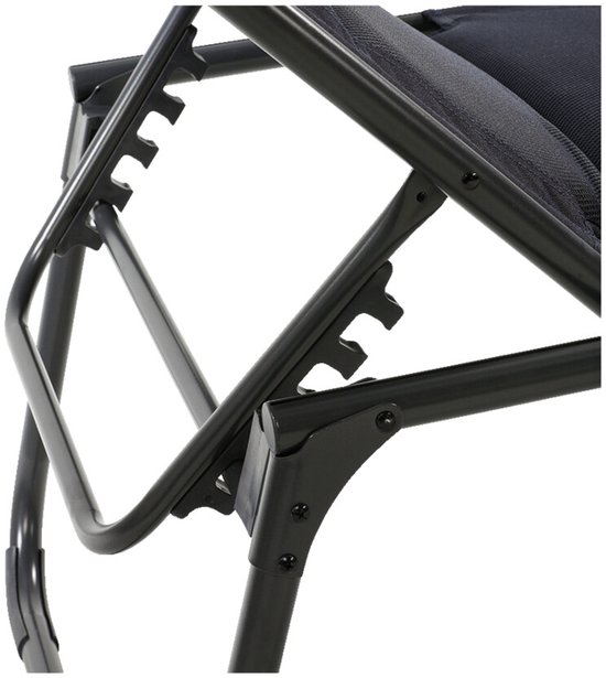 Travelife Barletta Ligbed Blauw - Rugleuning in 6 standen verstelbaar - Stevig en lichtgewicht aluminium frame - Draagvermogen 120 kg van Merkloos — afbeelding 4
