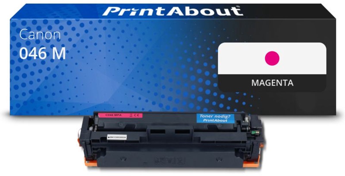 PrintAbout Huismerk Canon 046 M Toner Magenta