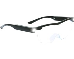 Lumiway Vergrootglas Bril - Loepbril met LED Verlichting - Loep Bril voor Volwassenen - Geschikt voor Hobby & Reparatie
