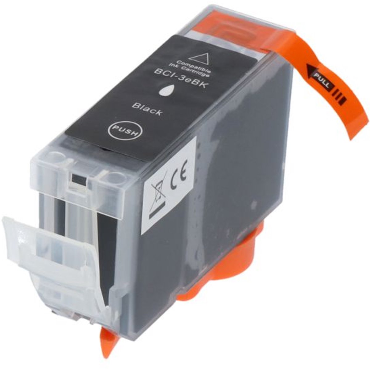 PrintAbout huismerk Inktcartridge BCI-3eBK Zwart geschikt voor Canon