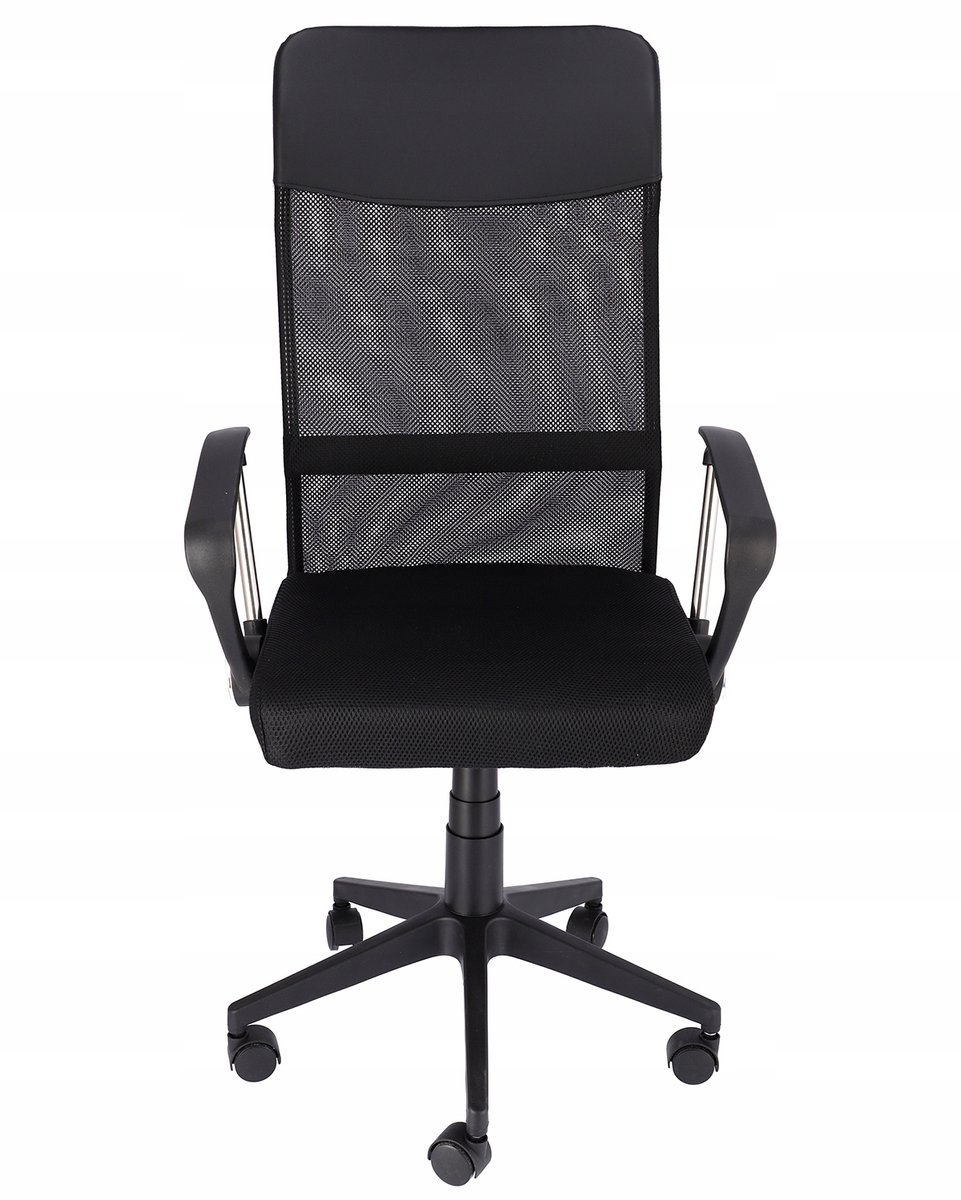 Draaistoel ZOOM – zwart eco-leer - Draaistoel - €49,99