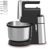 Bol.com Royalty Line® HM19015 Handmixer met Mengkom - Mixer Met Kloppers/Deeghaken/Garde - 400W - Keukenmachine 3 Liter RVS Meng... aanbieding