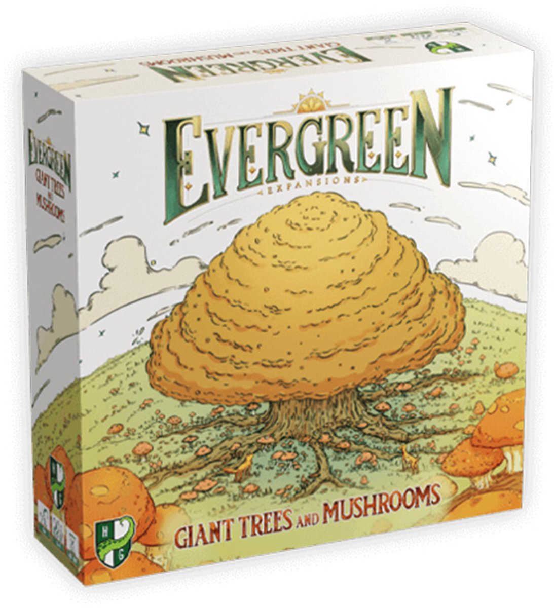 Evergreen Giant Trees and Mushrooms Expansion - Bordspel Uitbreiding - Engelstalige Versie