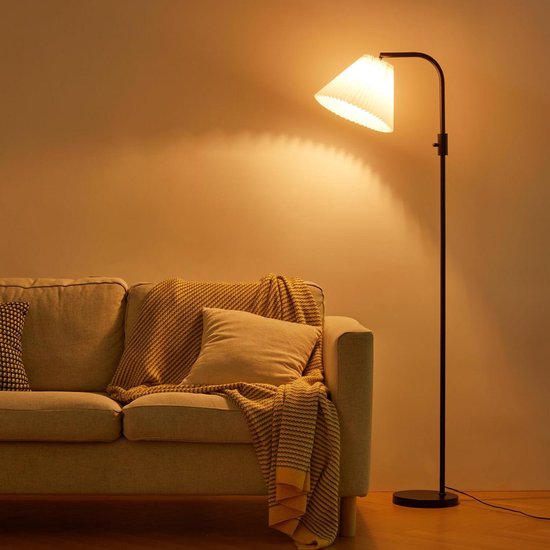 Miniatuur Poppenhuis Vloerlamp, 1/12 Schaal Miniatuur Meubilair LED-licht op Batterijen Poppenhuis Miniatuur LED-lamp Vloerlamp voor Poppenhuis Decor
