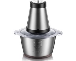 Compacte Professionele Elektrische Vlees/Gehaktmolen - RVS - 2 Snelheden - 2L Capaciteit