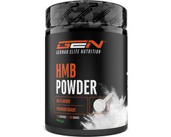 German Elite Nutrition - HMB - 500g poeder - Hoge zuiverheid - Aminozuur Beta-Hydroxybetamethylbutyraat - Laboratorium getest - Veganistisch