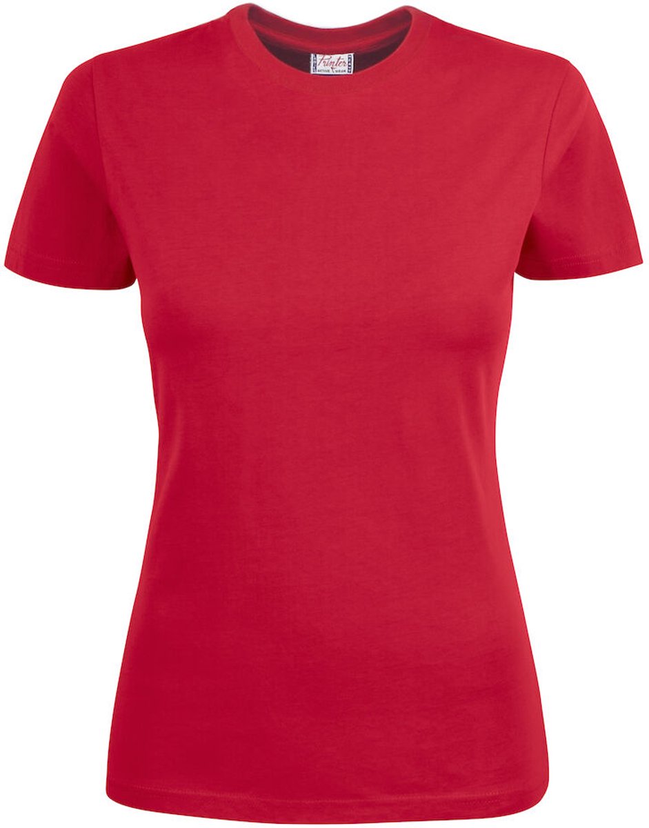 Printer HEAVY T-SHIRT LADY 2264014 - Rood - XXL