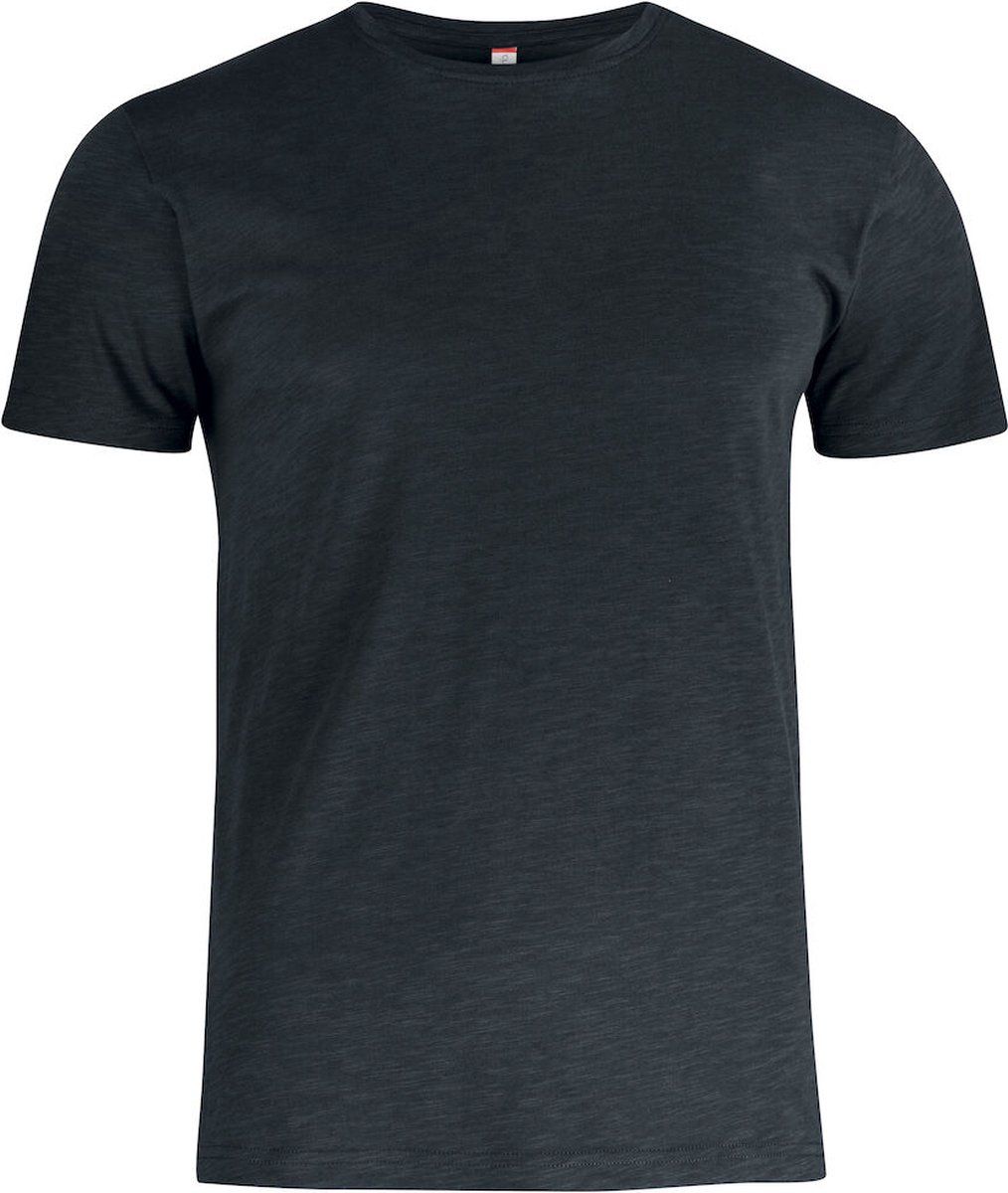 Clique Slub-T 029352 - Zwart - XL