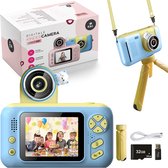 K&L Digitale Kindercamera Kids - Kinder vlog camera - Kindercamera's Digitaal - Fototoestel Kinderen - Kinderfototoestel - Blauw