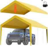 Tente de garage – Tente – Tente de fête – Tente d'abri de voiture – Tente d'abri de voiture – Tente de garage – Tente de garage de remplacement – 19,1 cm – Heavy, imperméable et protégé contre les UV – Jaune