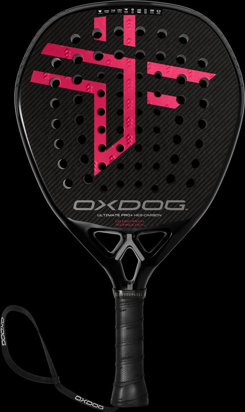 Oxdog Ultimate Pro+ 2025 - Raquette padel - Zwart/ Rose