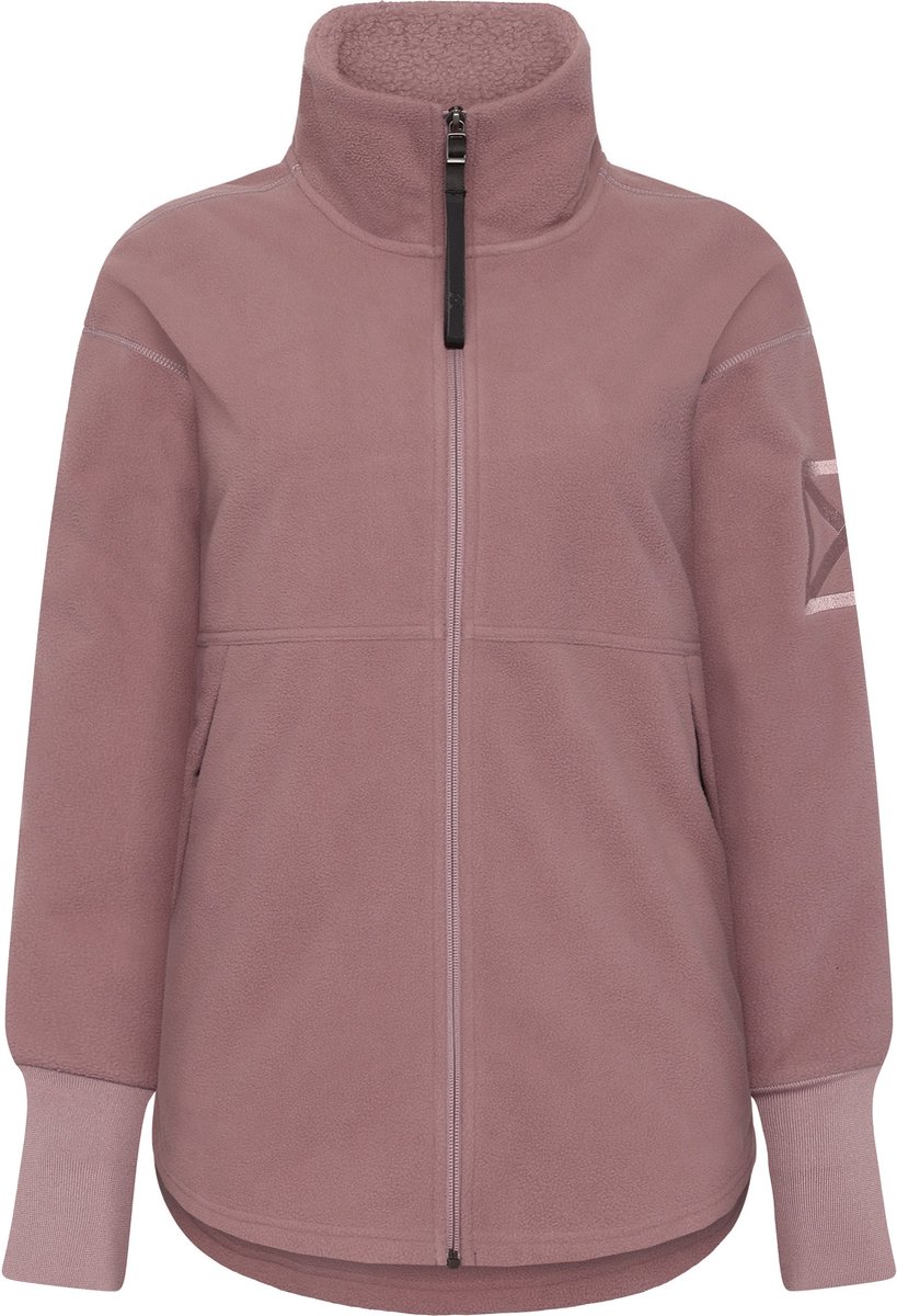 Didriksons RONJA WNS FULLZIP Dames Outdoorvest Faded Wine
