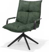 Draaifauteuil Floris Velvet Groen