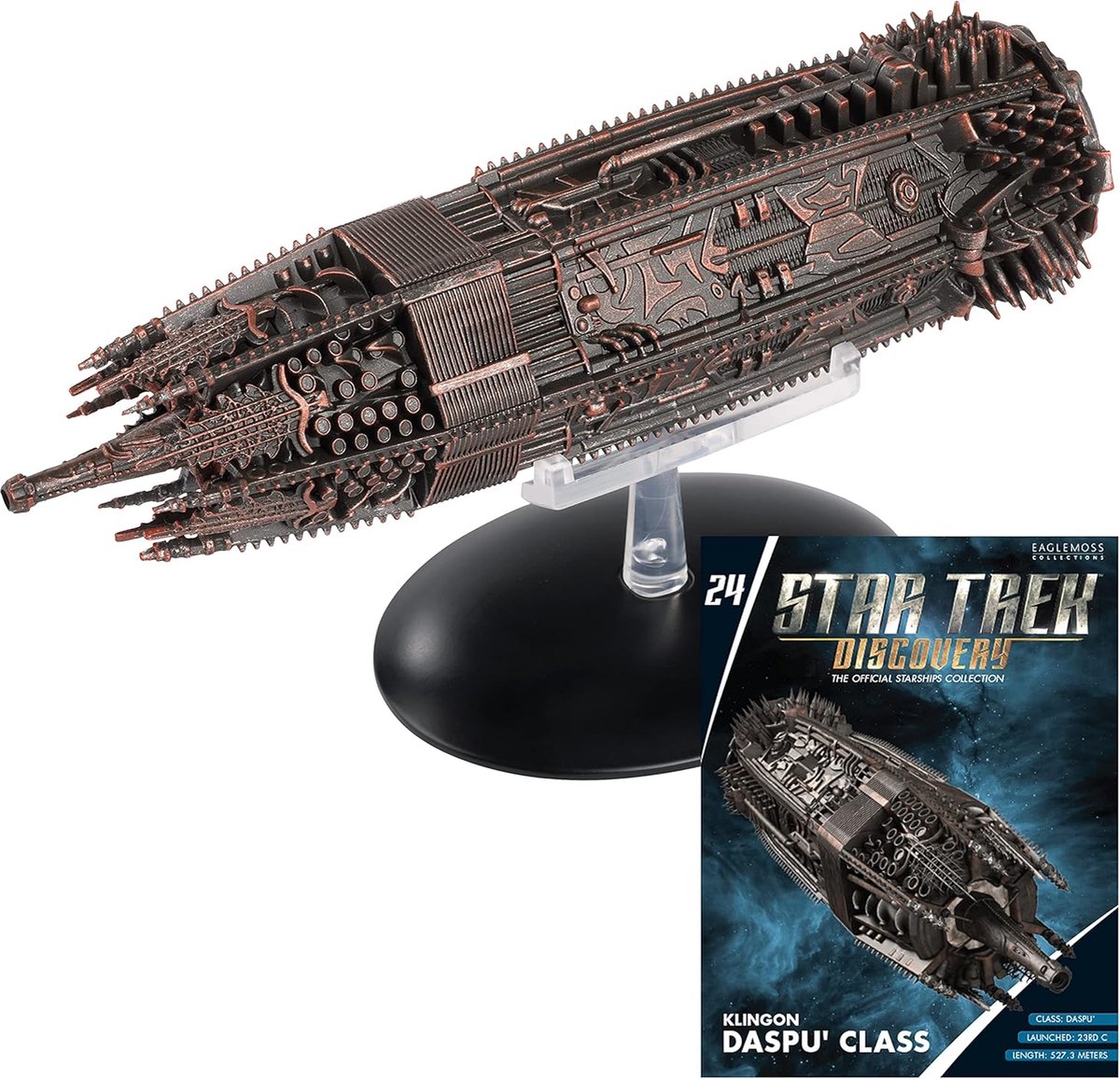 Eaglemoss Star Trek Discovery Klingon Daspu' Class Ship Replica Figure