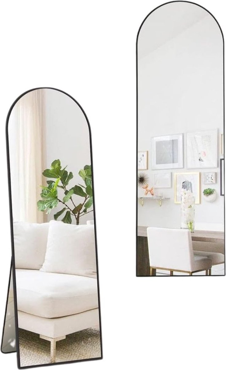 VELTRR® Passpiegel Staand - Slaapkamer Spiegel - Wandspiegel