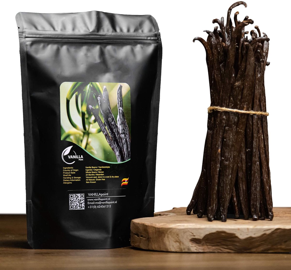 Goedkoopste Vanilla Beans Premium Bourbon - 16-20 cm - 250 gram - Regeneratief - Duurzaam Geteeld