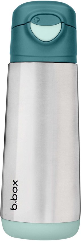 Thermos Sport étanche Paille Geïsoleerde Drinkfles Met Rietje Grsta Thermosfles, 1 Liter, BPA