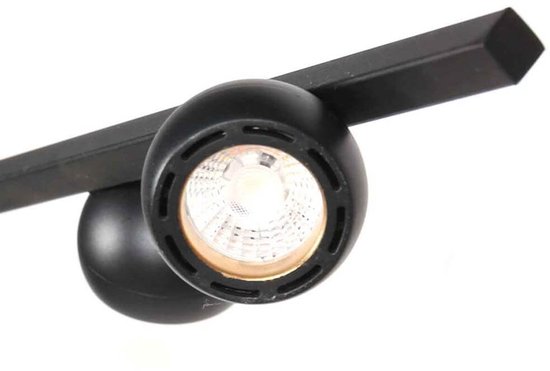 Lampe à suspension design noire moderne Marcadore | 6 LED lumineuses