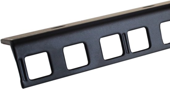 Profilé de rack Penn Elcom RG-6135-10 10U, perforé de part en part, acier, simple