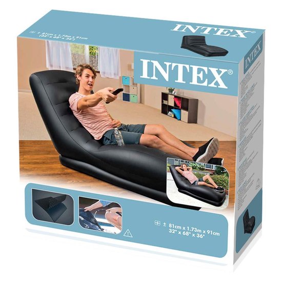 Luxe Intex Mega Lounge stoel bank - opblaasbare stoel/bank - camping tuin  woonkamer... | bol.com