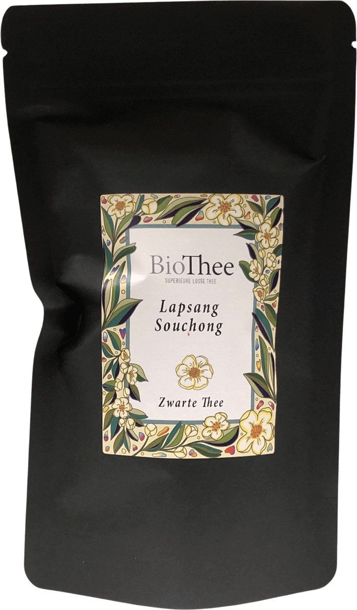 Lapsang Souchong (Bio) 300 gr. Premium biologische losse gerookte zwarte thee.