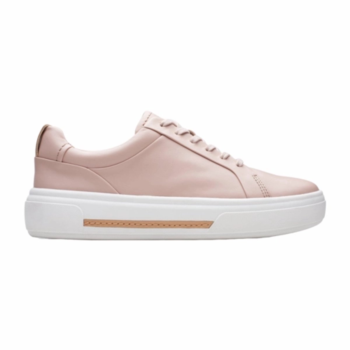 Clarks Sneaker Women Hollyhock Walk Rose Leather