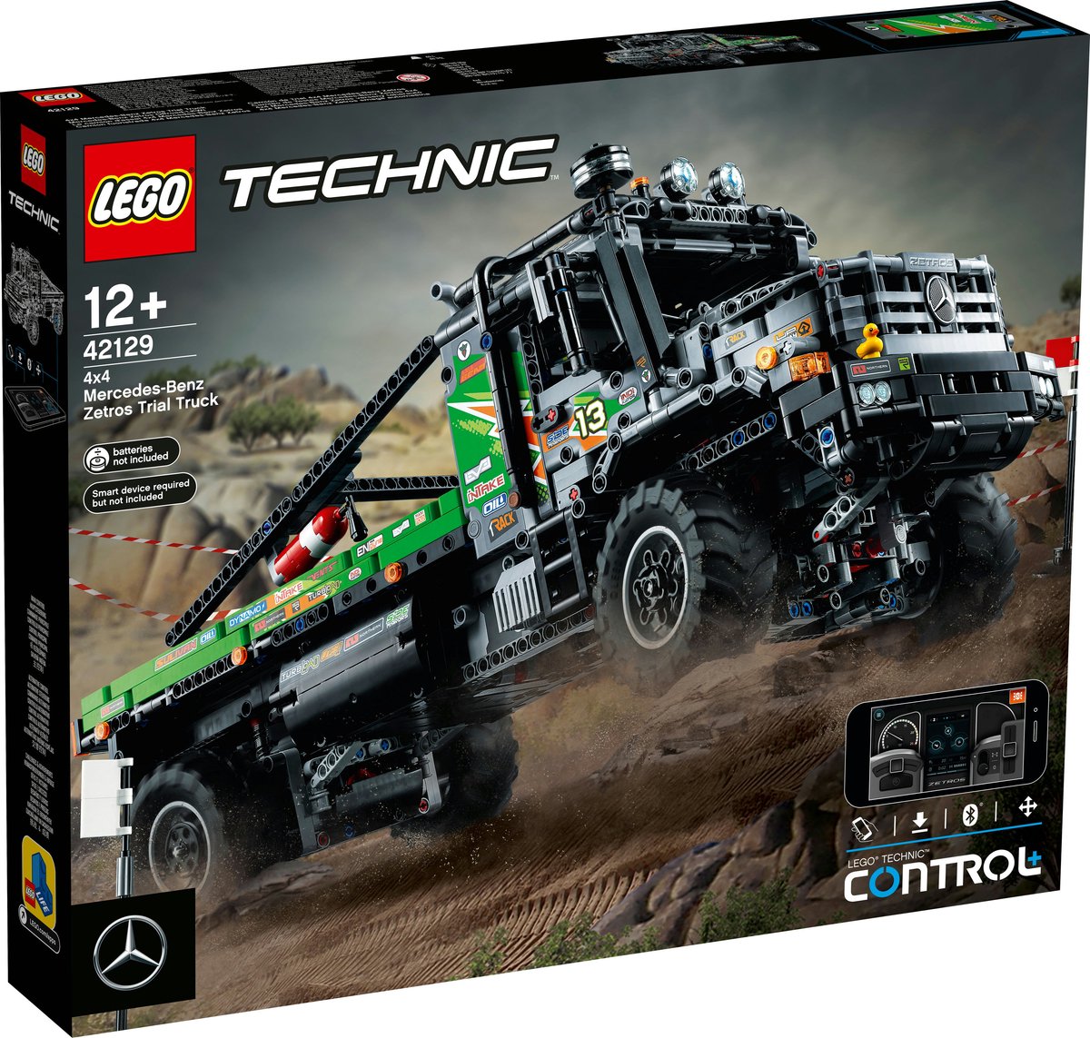 LEGO Technic 4x4 Mercedes-Benz Zetros Trial Truck met app-besturing 42129 — afbeelding 10
