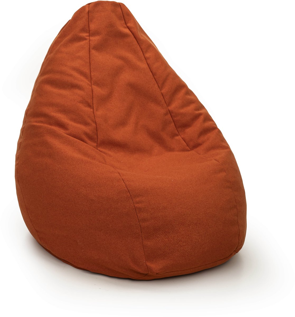 Drop & Sit compacte zitzak - milieuvriendelijk - oranje - gemaakt van 90% gerecyclede PET flessen - waterafstotend met uitneembare binnenzak