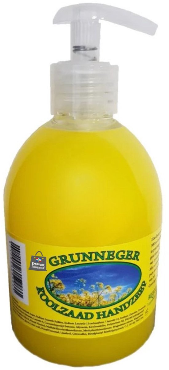 Groninger koolzaad handzeep pompflacon 250 ml. 4 stuks