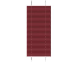 vidaXL - Plissé - rolgordijn - 60x150 - cm - stofbreedte - 59,4 - cm - bordeauxrood