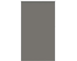 vidaXL - Rolgordijn - verduisterend - 140x210 - cm - stofbreedte - 136,6 - cm - grijs